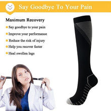 Carregar imagem no visualizador da galeria, Men Women Knee High/Long Compression Socks