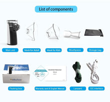 Carregar imagem no visualizador da galeria, Mini Portable Nebulizer Handheld Inhaler for Kids & Adult