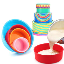 Carregar imagem no visualizador da galeria, Silicone Cake Mold Round & Rectangular Shapes