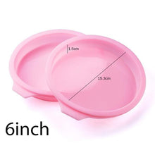 Carregar imagem no visualizador da galeria, Silicone Cake Mold Round & Rectangular Shapes