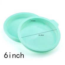Carregar imagem no visualizador da galeria, Silicone Cake Mold Round & Rectangular Shapes