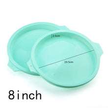Carregar imagem no visualizador da galeria, Silicone Cake Mold Round & Rectangular Shapes