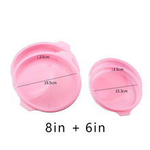 Carregar imagem no visualizador da galeria, Silicone Cake Mold Round & Rectangular Shapes