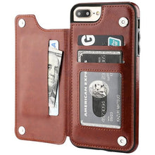 Carregar imagem no visualizador da galeria, Flip Leather Wallet Case For iPhones