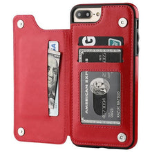 Carregar imagem no visualizador da galeria, Flip Leather Wallet Case For iPhones