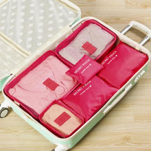 Carregar imagem no visualizador da galeria, 6Pcs Portable Luggage Organizer Travel Waterproof Bags