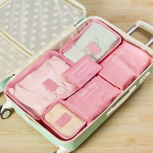 Carregar imagem no visualizador da galeria, 6Pcs Portable Luggage Organizer Travel Waterproof Bags
