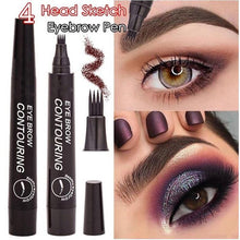 Carregar imagem no visualizador da galeria, Microblading Eyebrow Pen Fork Tip Fine Waterproof