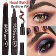 Load image into Gallery viewer, Microblading Eyebrow Pen Fork Tip Fine Waterproof
