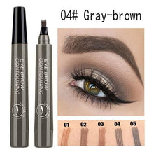 Load image into Gallery viewer, Microblading Eyebrow Pen Fork Tip Fine Waterproof
