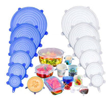 Carregar imagem no visualizador da galeria, 6Pcs Silicone Stretch Lids Universal