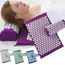 Load image into Gallery viewer, Acupressure Mat &amp; Pillow Massage Set
