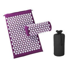Load image into Gallery viewer, Acupressure Mat &amp; Pillow Massage Set
