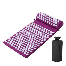 Carregar imagem no visualizador da galeria, Acupressure Mat & Pillow Massage Set