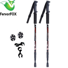 Charger l'image dans la galerie, 2 Pcs Anti Shock Ultralight Nordic Walking Sticks