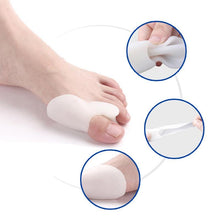 Load image into Gallery viewer, 1Pair Silicone Toes Separator Bunion Bone Corrector
