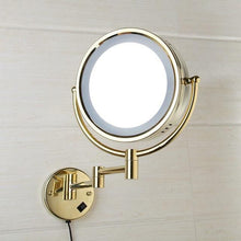 Load image into Gallery viewer, Makeup Mirrors LED Wall Mounted Double Side
