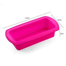 Charger l&#39;image dans la galerie, Silicone Cake Mold Round &amp; Rectangular Shapes
