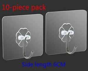 Strong Transparent Self Adhesive Sucker Wall Hooks